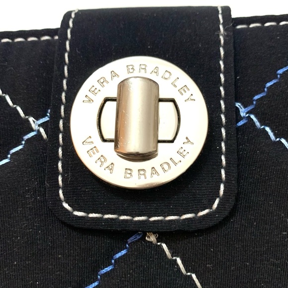 VERA BRADLEY RFID Turnlock Wallet
in Performance Twill blue and white - Picture 5 of 5